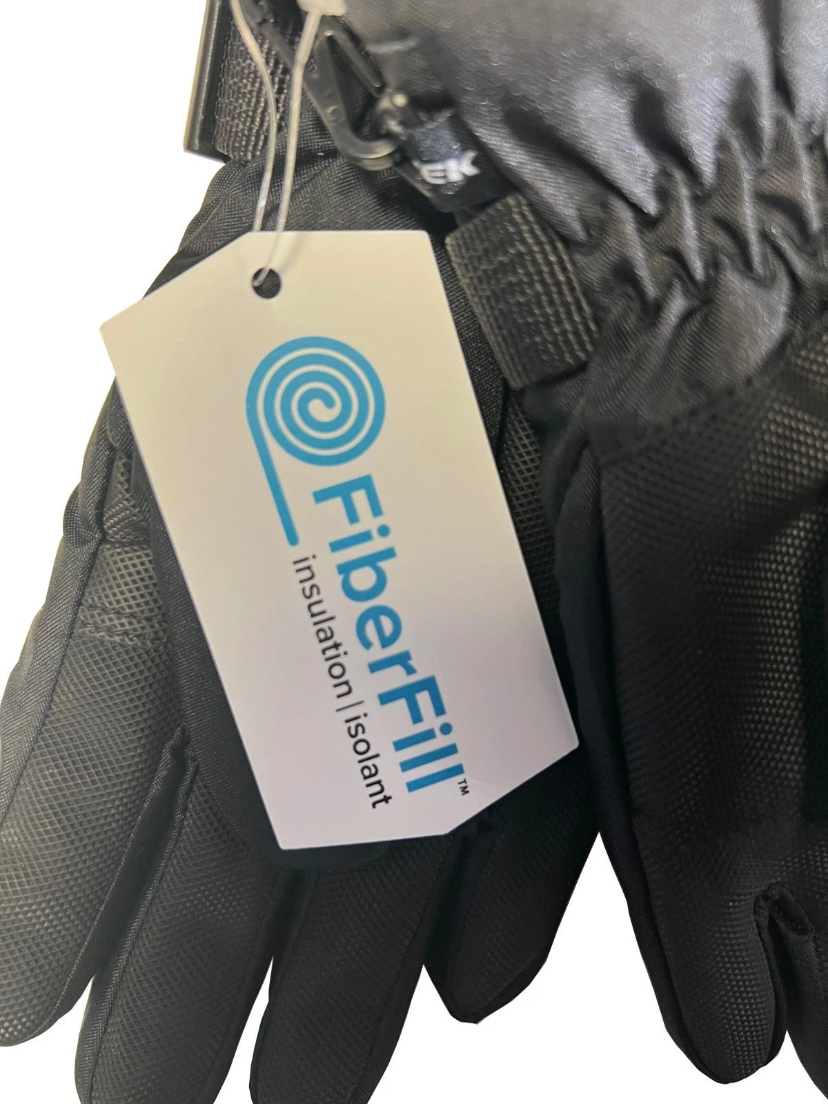 Snotek Junior's Black Stitched Performance Winter Ski Gloves ST318 (S03)