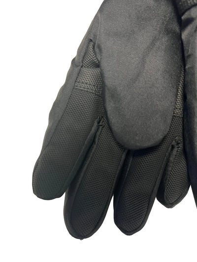 Snotek Junior's Black Stitched Performance Winter Ski Gloves ST318 (S03)