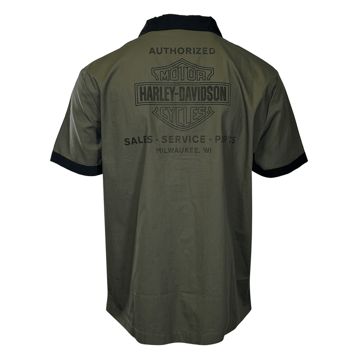 HD Branded Men's Shirt Grape Leaf Combustion S/S Woven (S53)