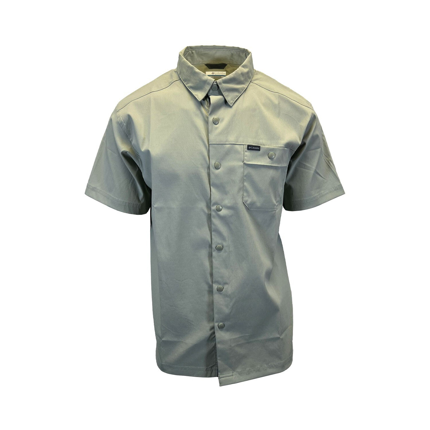 Columbia Men's Shirt Landroamer Ripstop Shark, Safari, Canoe S/S