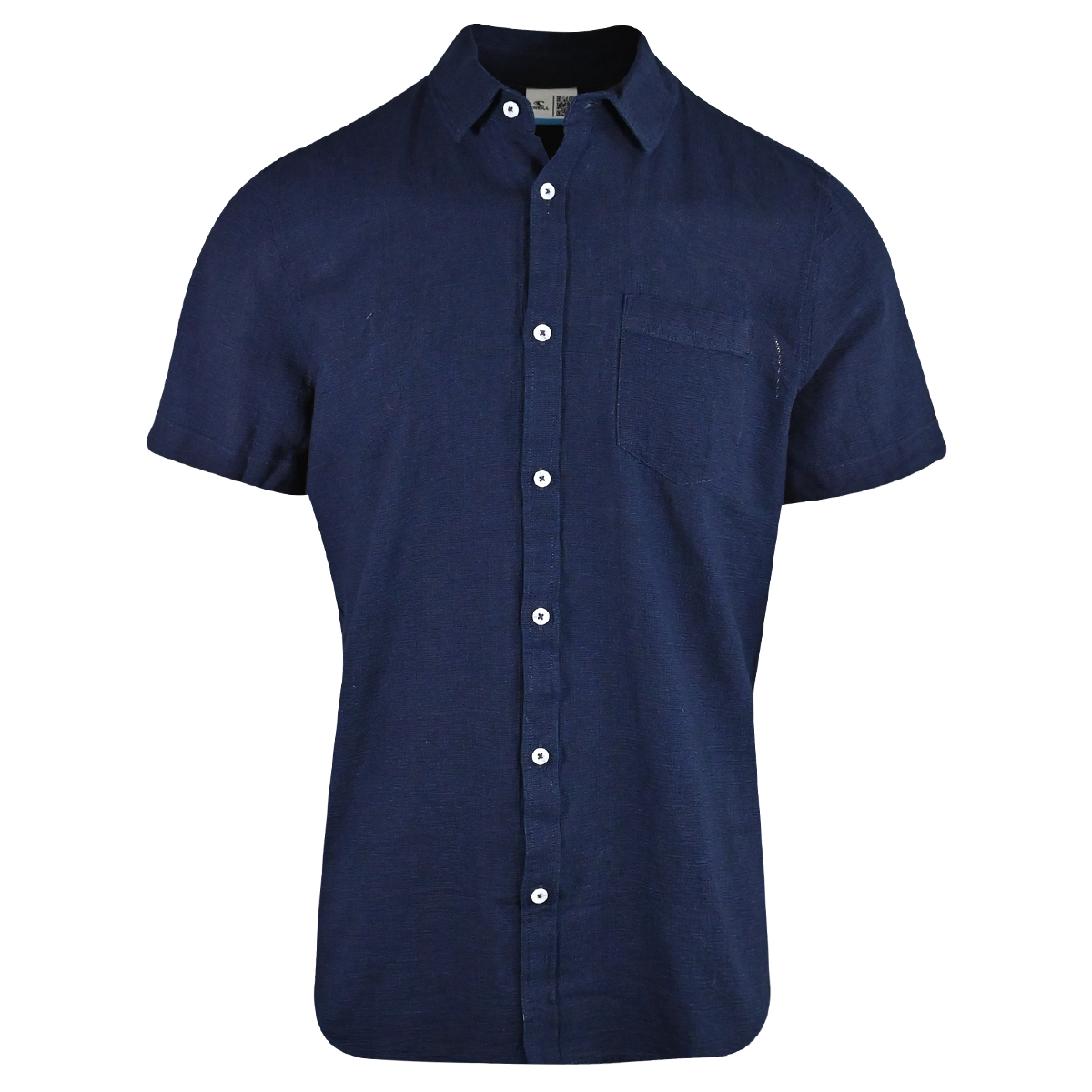 O'Neill Men's Woven Shirt Solid Chambray Pocket Short Sleeve