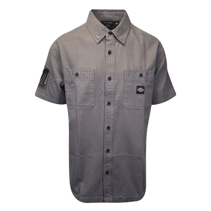 HD Branded Men's Blackened Pearl Shirt Forever Canvas S/S (S66)