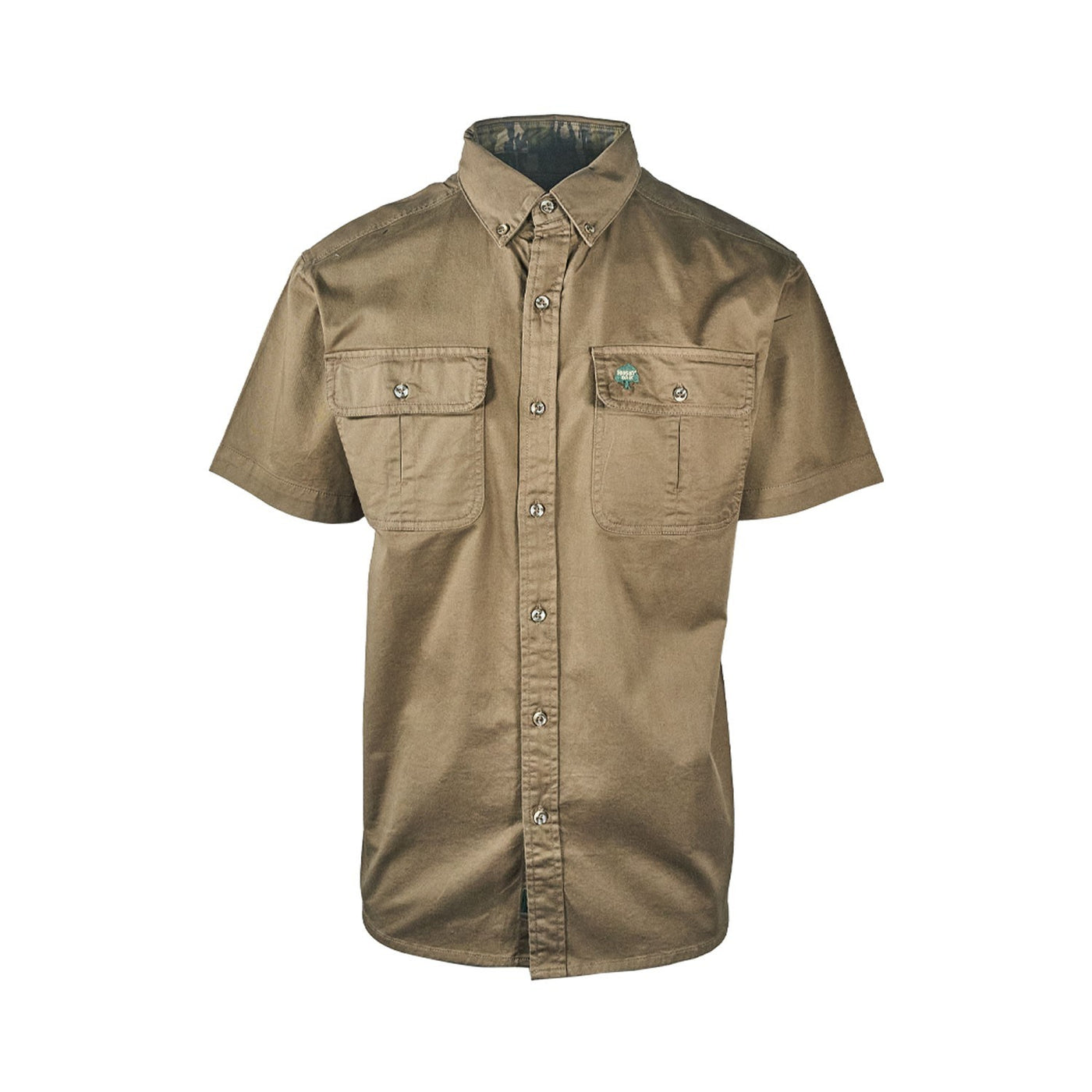 Companions Mossyoak Men's Shirt Dirt Cotton Twill Pocket S/S (S01 - S08)