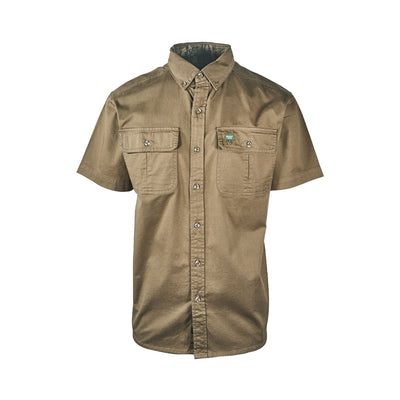 Companions Mossyoak Men's Shirt Dirt Cotton Twill Pocket S/S (S01 - S08)