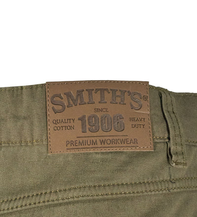 Smith's Workwear Men's Stretch Fleece Lined Canvas 5 Pocket Pant (S01) - (S04)