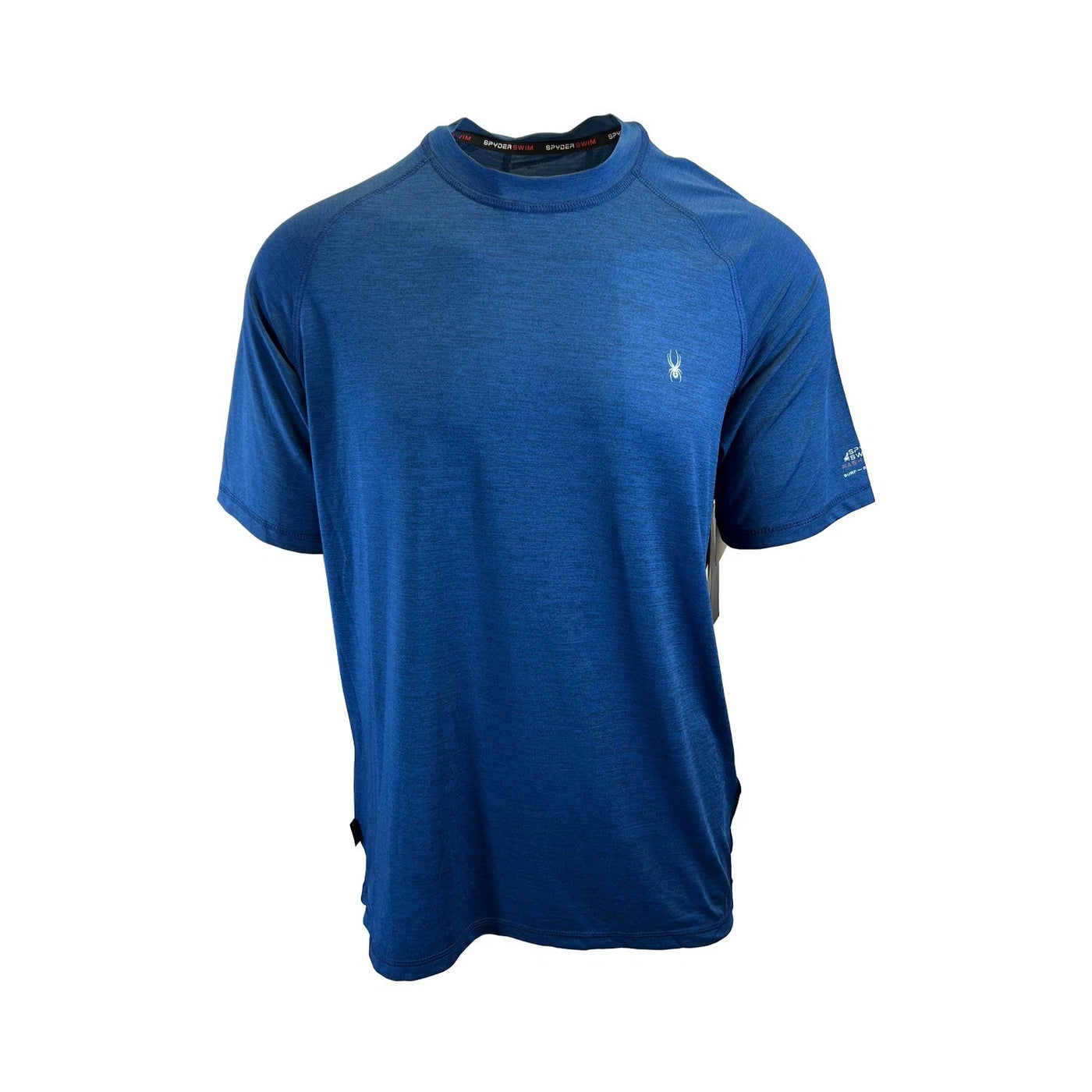 Spyder Swim Men's Solid T-Shirt Rashguard Quick Dry UPF Lightweight Hybrid S/S