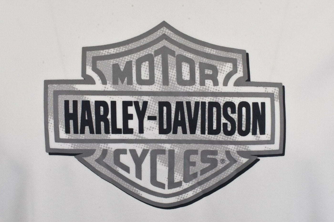 Harley-Davidson Men's T-Shirt White Dri-Fit L/S (S70)