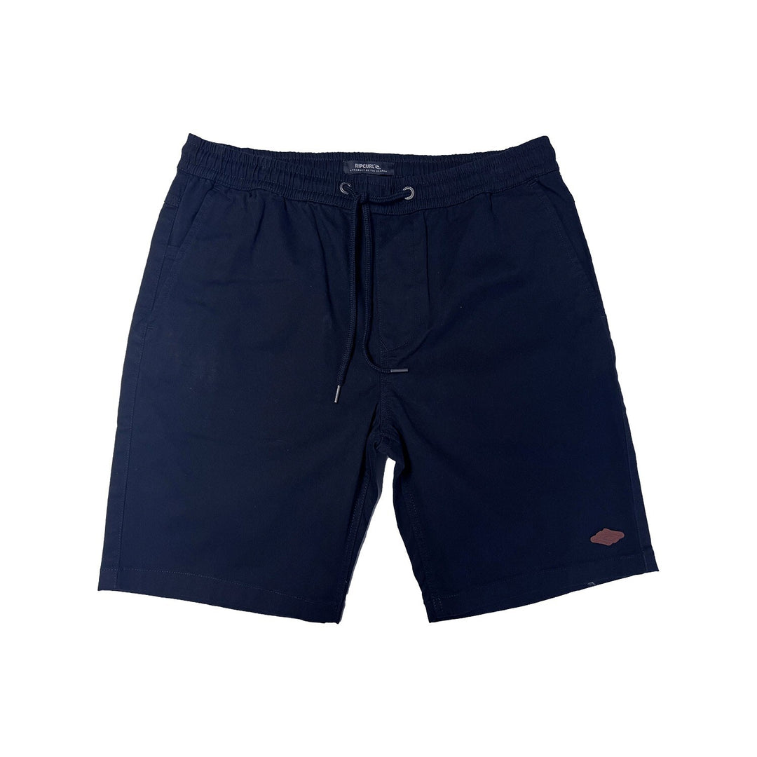 Rip Curl Men's Short Classic Surf Volley Elastic Waist Walkshort (Khaki, Black)