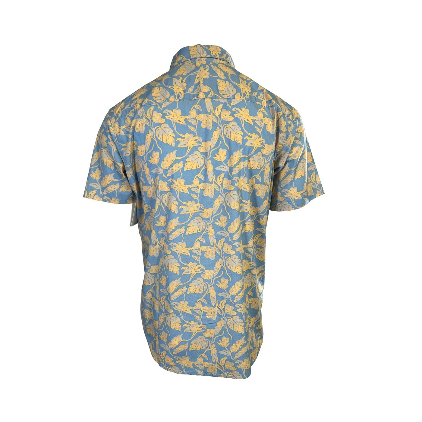 Columbia Men's Ripple Blue Shirt Vined Rapid Rivers Printed Short Sleeve (431)