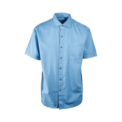 Tommy Bahama Men's Shirt Salty Seas Marlin Logo Specially Treated Pocket S/S