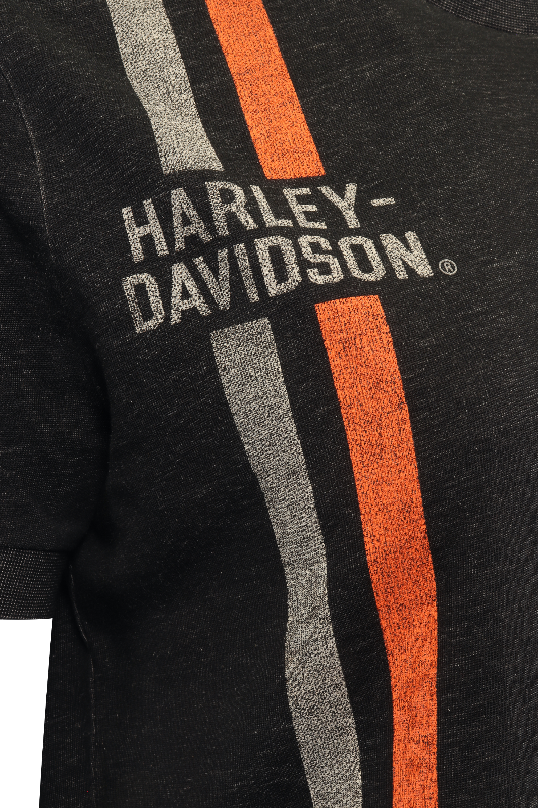 Harley-Davidson Women's T-Shirt Checkered Racing Stripes S/S (S38)