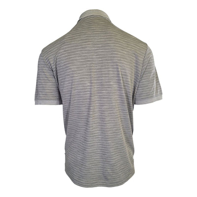 Tommy Bahama Men's Harbor Mist Grey Striped Performance Polo T-Shirt S/S (S06)