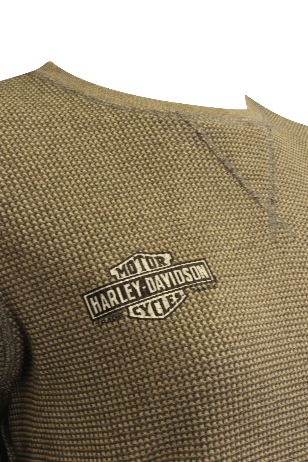 HD Branded Women's Thermal Knit Thunder Gray Patch Logo L/S (S02)