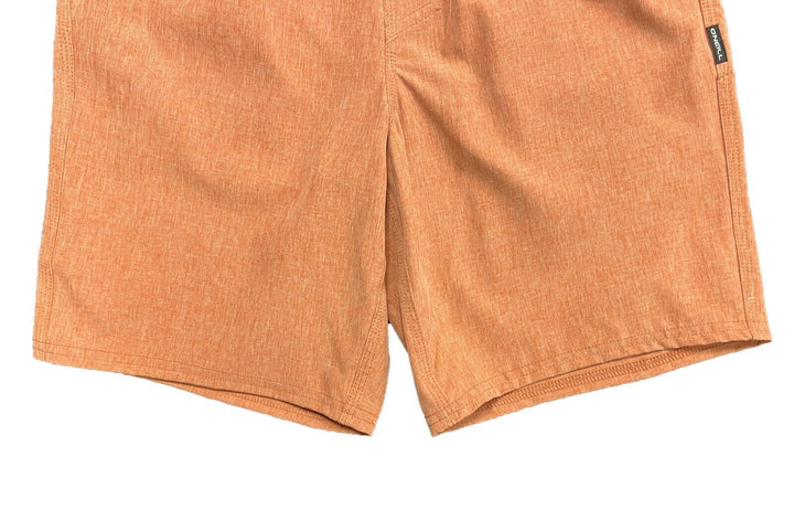 O'Neill Boy's Orange Hthr Abrn Short Sport Hybrid E-Waist Tunnel Drawcord (S02)