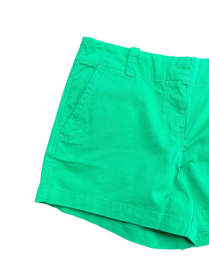 Vineyard Vines Women's Sea Swell Green Shorts Everyday Solid Pockets (S02)