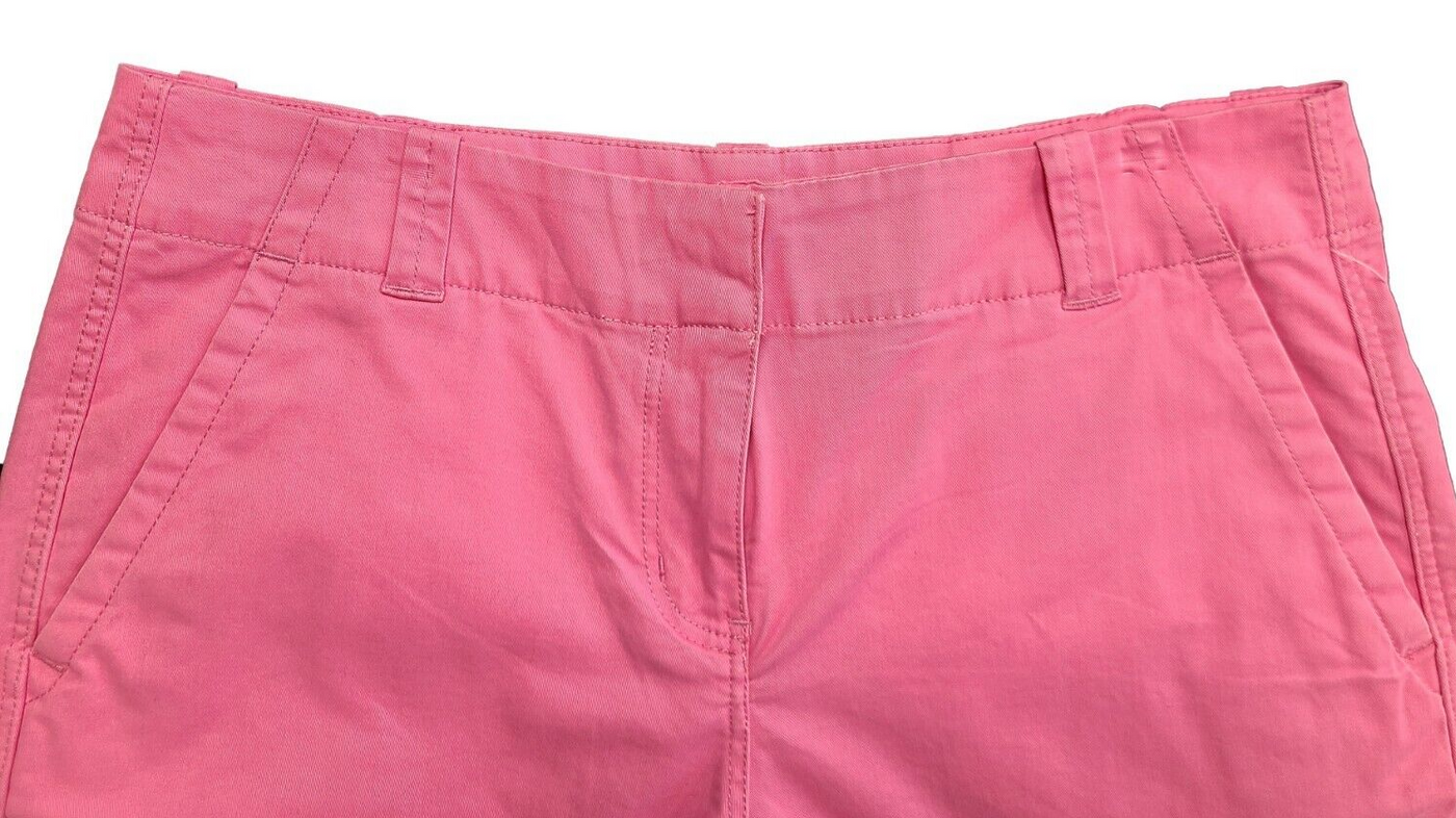 Vineyard Vines Women's Strawberry Moon Shorts Everyday Solid Pockets (S03)