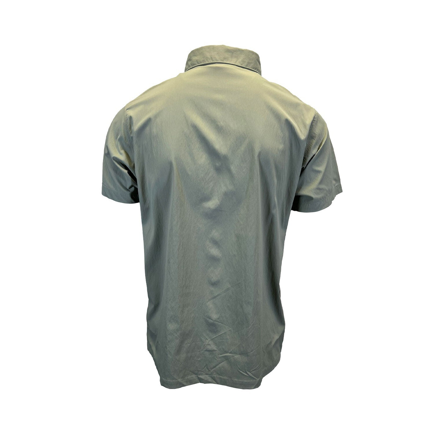 Columbia Men's Safari Green Shirt Sage Peak Woven S/S (348)