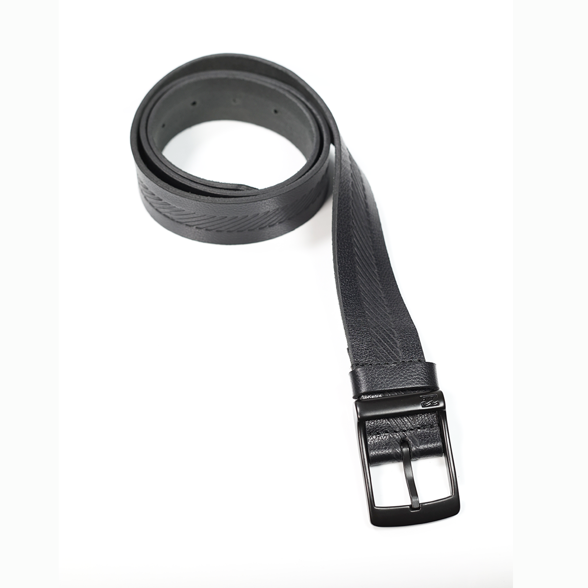 Billabong Men's Black Cow Leather Belt (S10)