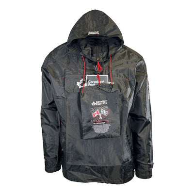 Canadian Peak Men's Black Jacket 1953 Butaneak Wind Rain Breaker (S10)