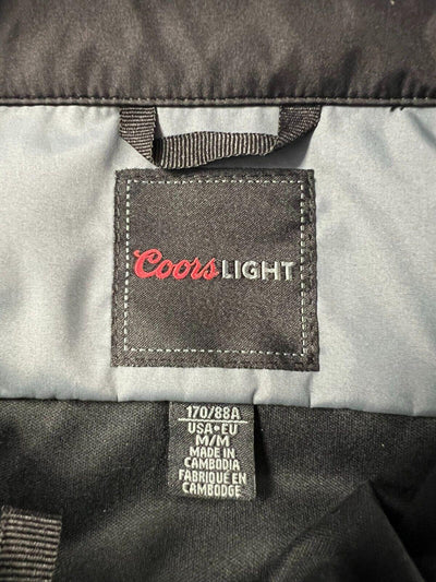 Coors Light Men's Jacket Grey Black Two Tone Pulse Softshell (S01) - Size Medium