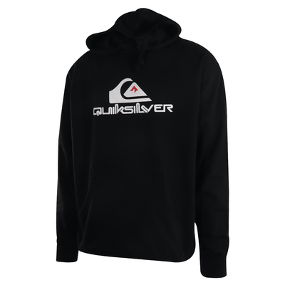 Quiksilver Men's Hoodie Black White Red Logo (S19)