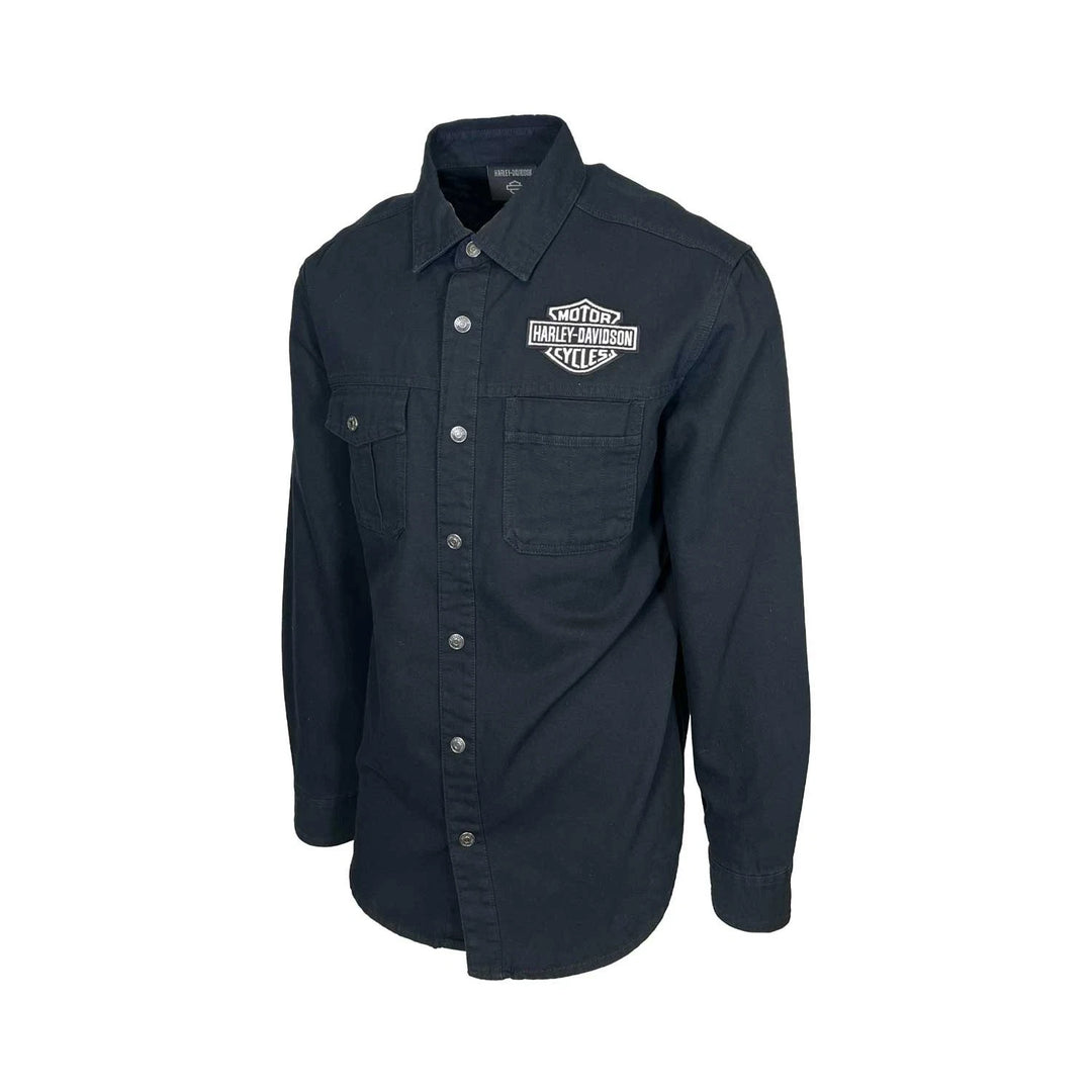 HD Branded Men's Black Shirt Spirit of Freedom Long Sleeve (355) – Spotted Clothing