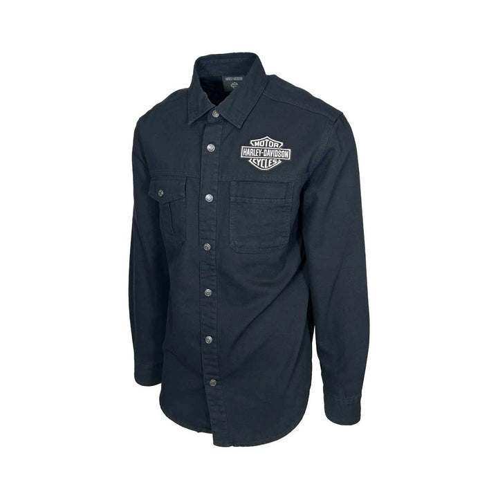 HD Branded  Men’s Black Shirt Spirit of Freedom Long Sleeve (355)
