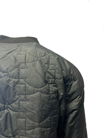 Branded Men's Grey All-Over Stitched Bar & Shield Logo Jacket (S84)