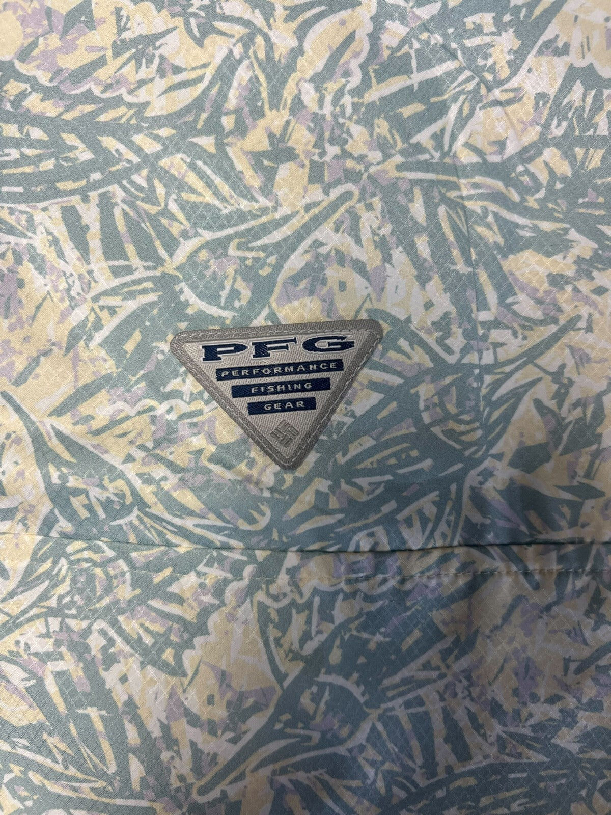 Columbia Men's Shirt Omni-Wick Super Slack Tide Camp All Over Printed S/S