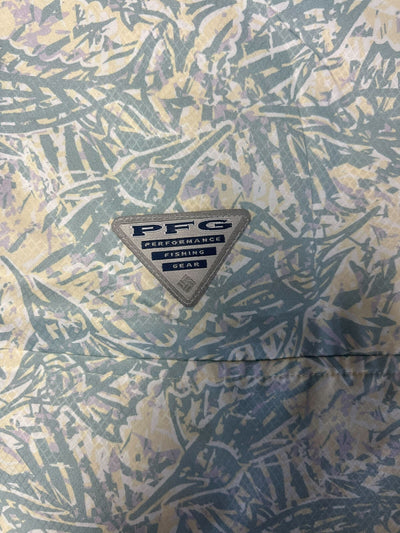 Columbia Men's Shirt Omni-Wick Super Slack Tide Camp All Over Printed S/S