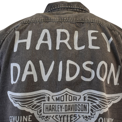 Harley-Davidson Men's Vest Grey V-Twin Powered 1903 Distressed Sleeveless Shirt