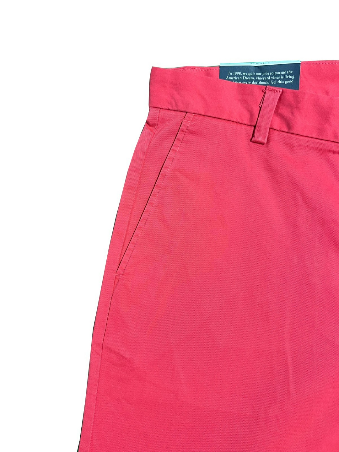 Vineyard Vines Men's Raspberry Wine Short 9inch Stretch Breaker Solid Shorts (S01)