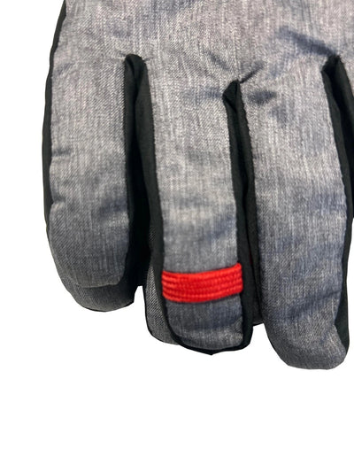 Snotek Women's Grey & Black Palm Performance Winter Ski Gloves ST122 (S01)