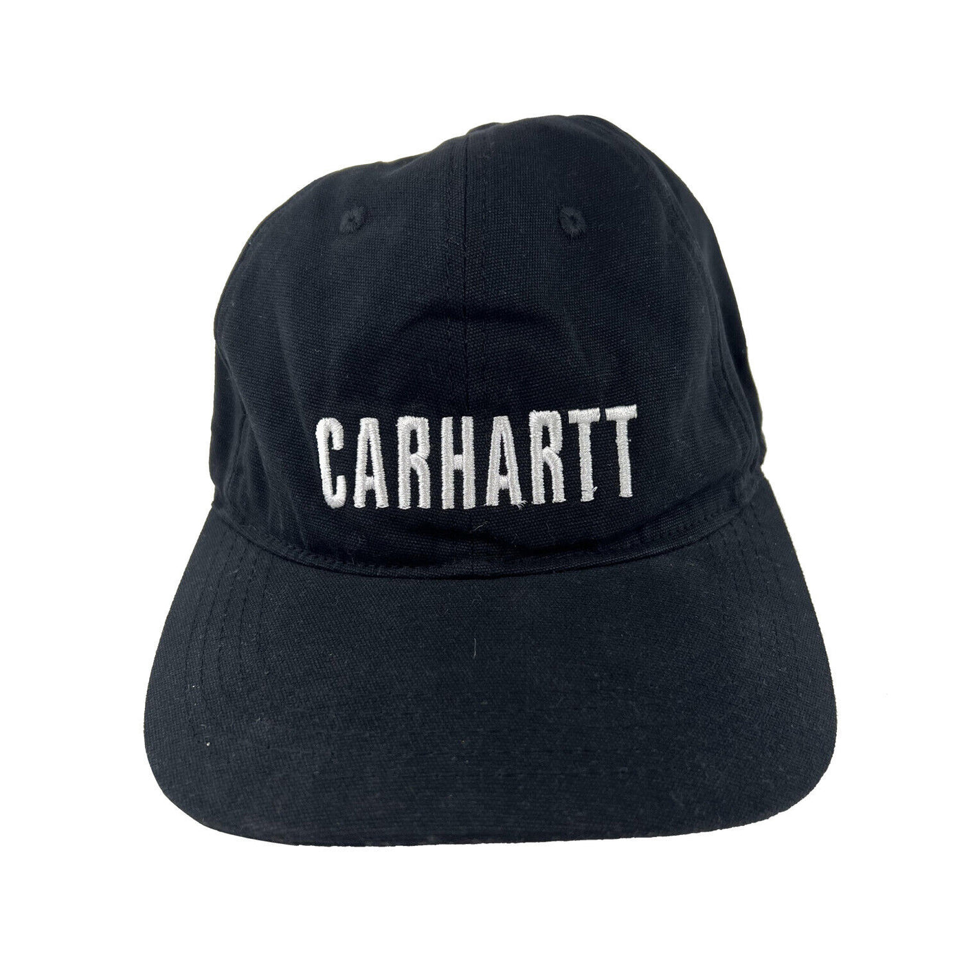 Carhartt Black Canvas Cap FastDry Comfort Block Letters (S07)