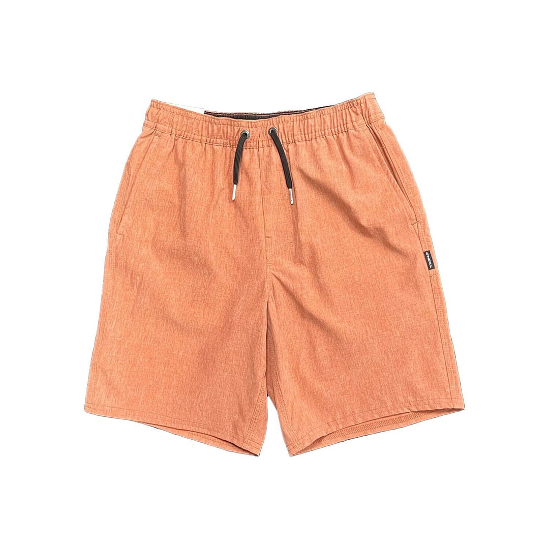 O'Neill Boy's Orange Hthr Abrn Short Sport Hybrid E-Waist Tunnel Drawcord (S02)