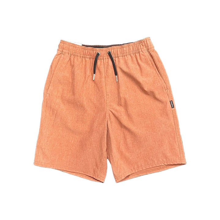 O'Neill Boy's Orange Hthr Abrn Short Sport Hybrid E-Waist Tunnel Drawcord (S02)