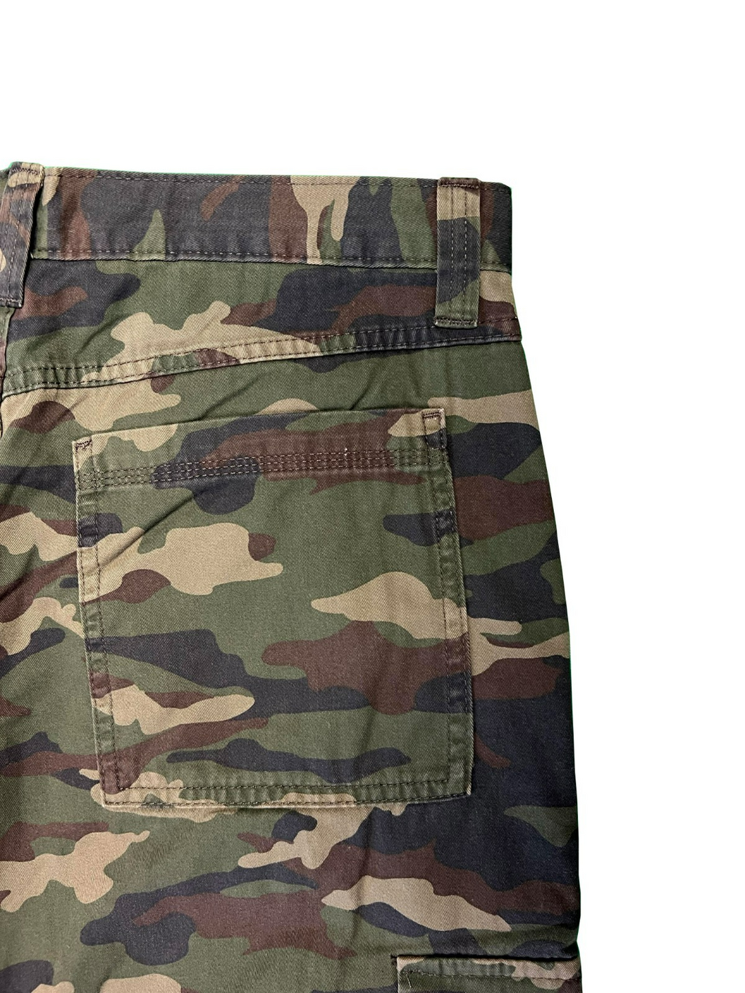 Wrangler Men's Smooth Camo Pant Fleece Lined Cargo Relaxed Fit Five Star (S02)