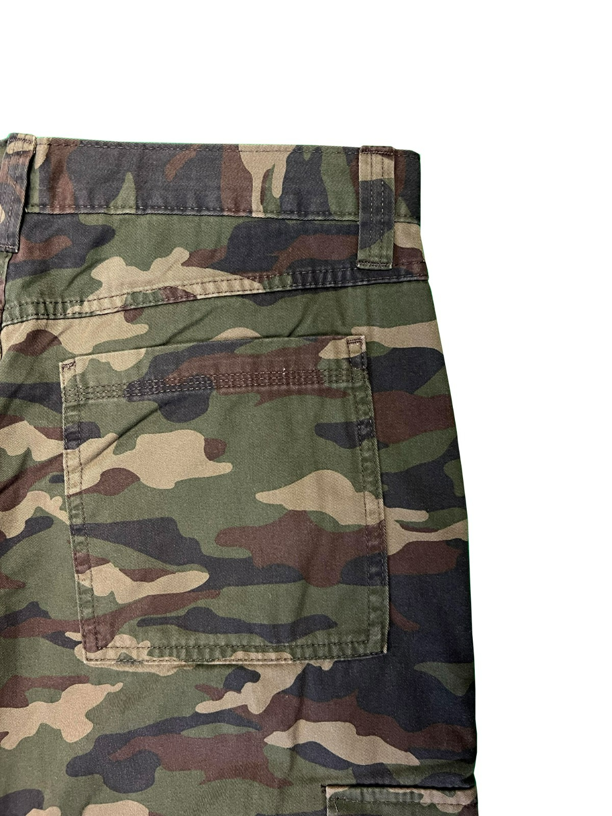Wrangler Men's Smooth Camo Pant Fleece Lined Cargo Relaxed Fit Five Star (S02)