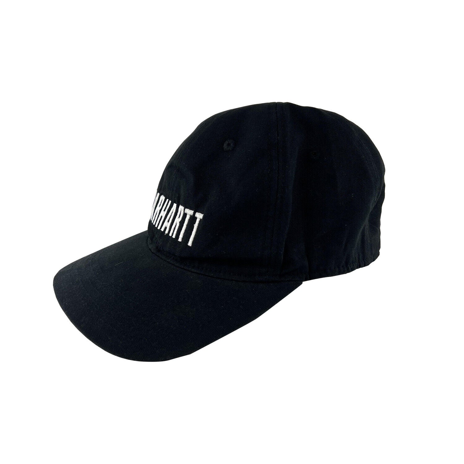 Carhartt Black Canvas Cap FastDry Comfort Block Letters (S07