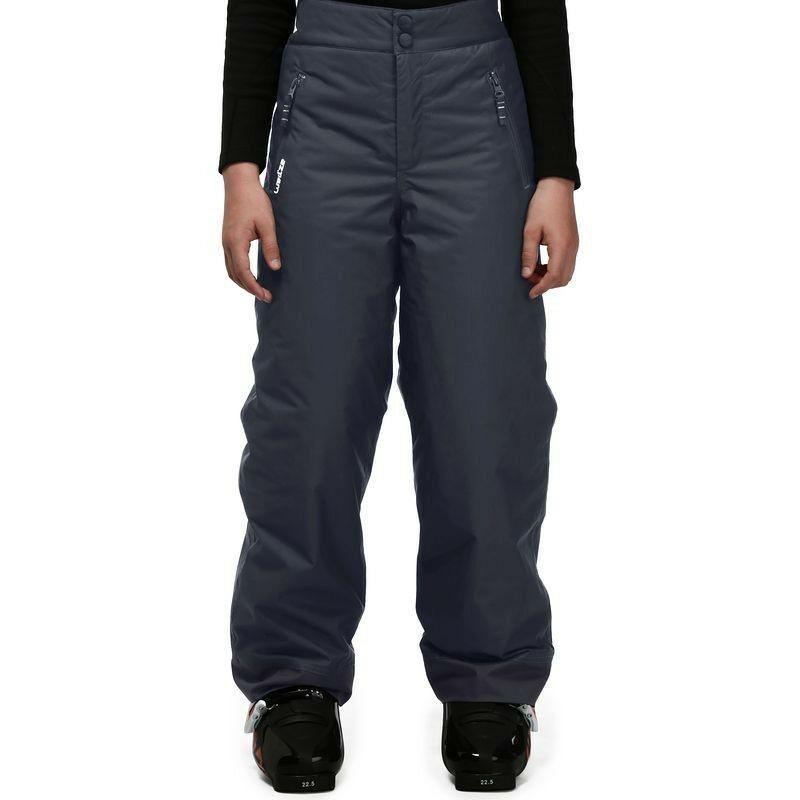 Wed'ze by Decathlon Boys Grey First Heat Waterproof Ski/Snow Pants