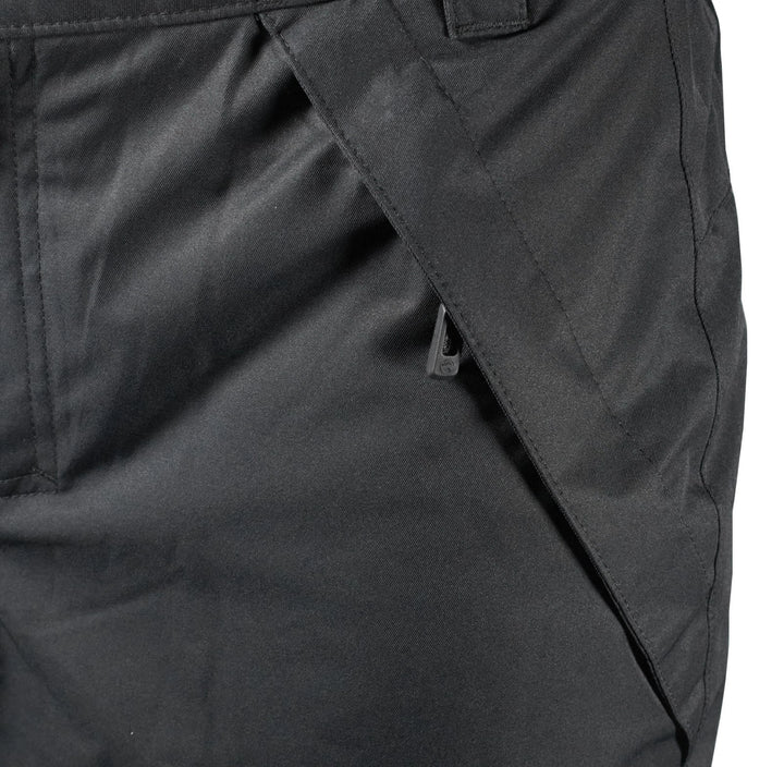 WindRiver Men's Black Pant HyperDri 1 Water Repellent Hiking Snow Pants (S01)