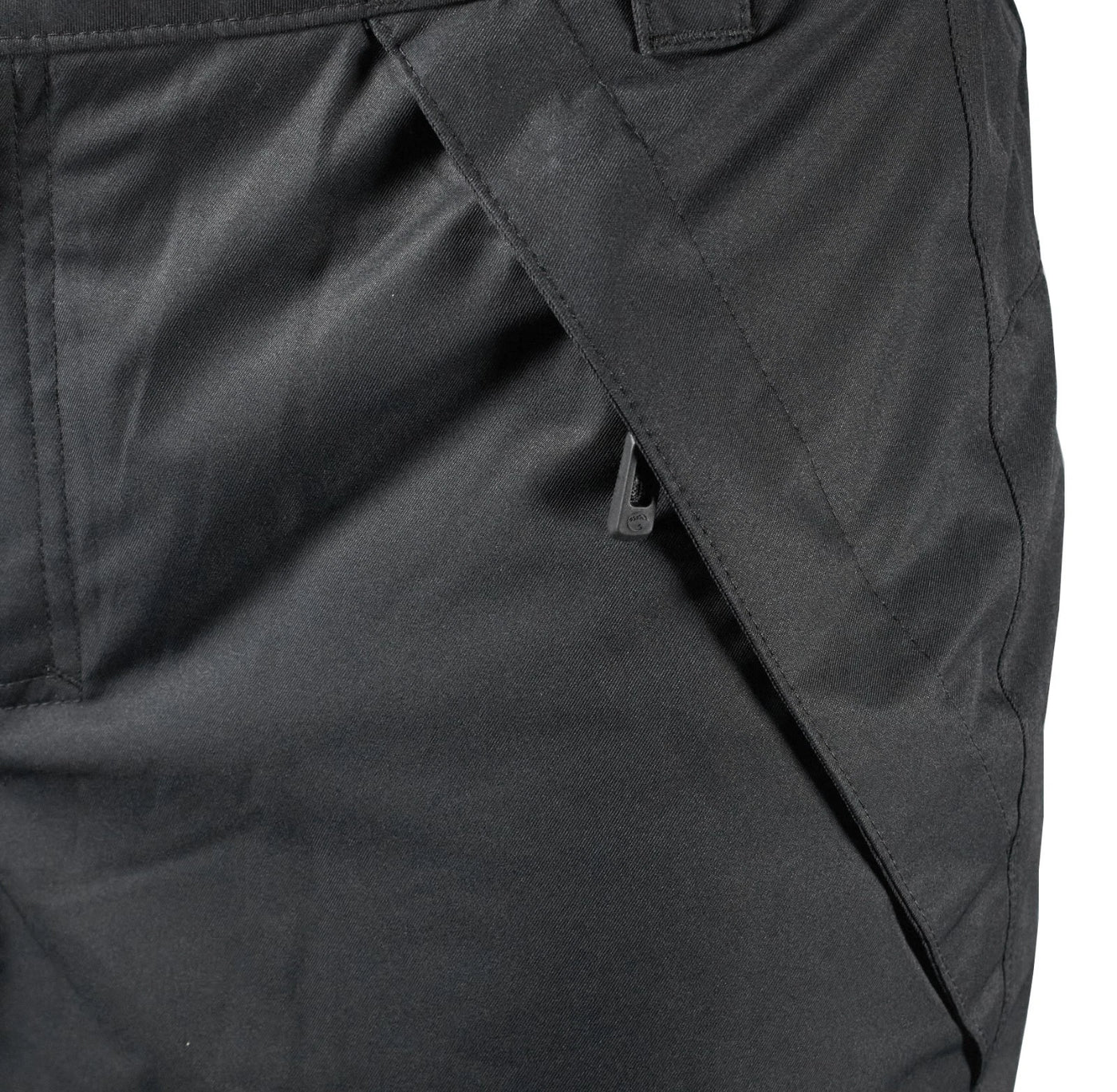 WindRiver Men's Black Pant HyperDri 1 Water Repellent Hiking Snow Pants (S01)