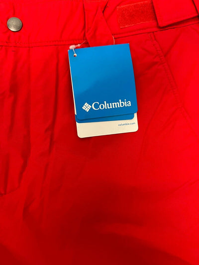Columbia Men's Mountain Red Snow Pants Bull Lake Waterproof (S02)