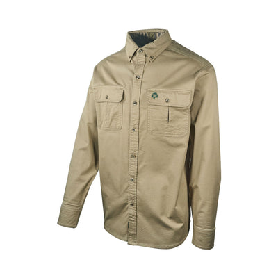 Companions Mossyoak Men's Shirt Dirt Cotton Twill 2 Flap Pockets L/S (S01 - S04)