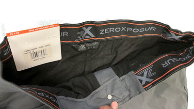 Zeroxposur Men's Slate Grey Pant Fleece-Lined Utility Stretch Fabric (S02)