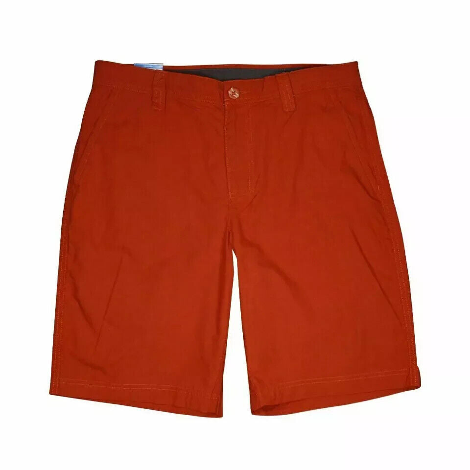 Columbia Men's Carnelian Red Inseam 8" Washed Out Chino Short (835)