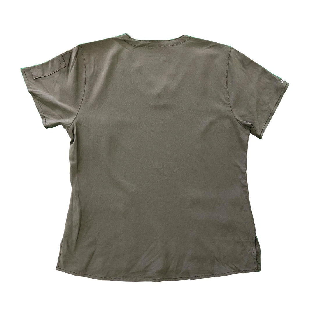 Carhartt Women's Scrub Force Pocket Rugged Flex V-Neck Solid Top D Ring (M03)