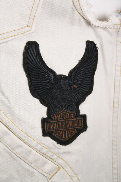 HD Branded Women's Denim Vest Jacket (S11)