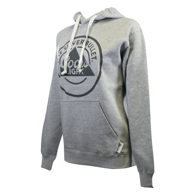 Coors Light Women's Light Grey Hoodie The Silver Bullet Laced Pullover (S01)