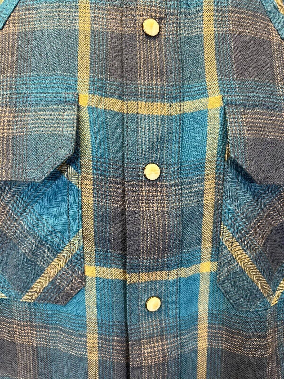 Ariat Men's Moon Howl Blue Shirt Harland Retro Fit (S16)